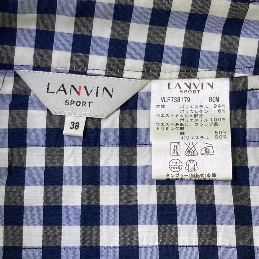 LANVIN SPORT ランバン スポール ストレッチスカート ネイビー系