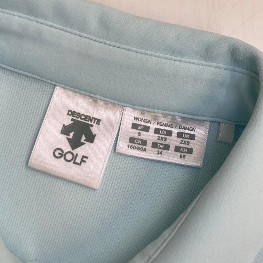 DESCENTE GOLF デサントゴルフ 半袖ポロシャツ ハーフジップ
