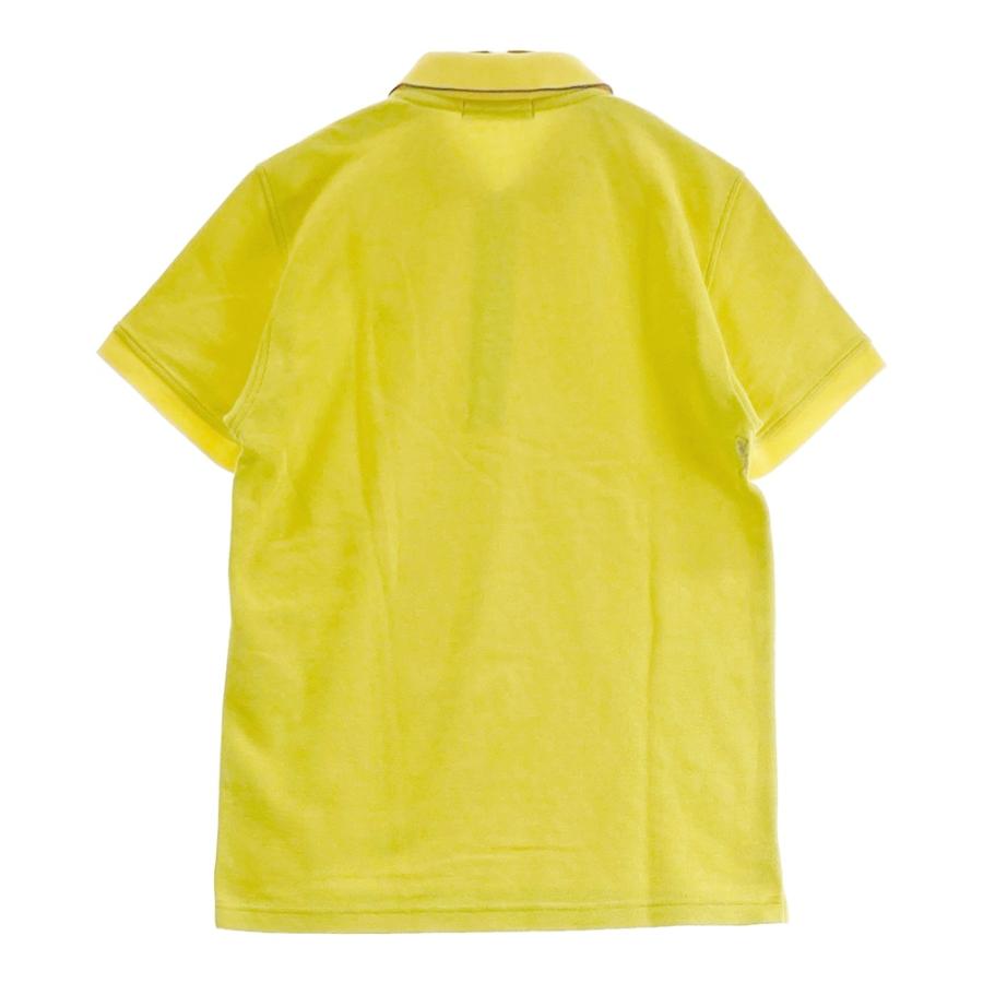 MARK&LONA マークアンドロナ　ポロシャツ　デカロゴ　メンズ　ゴルフ　黄色 MARK&LONA マークアンドロナ 半袖ポロシャツ イエロー系 サイズ