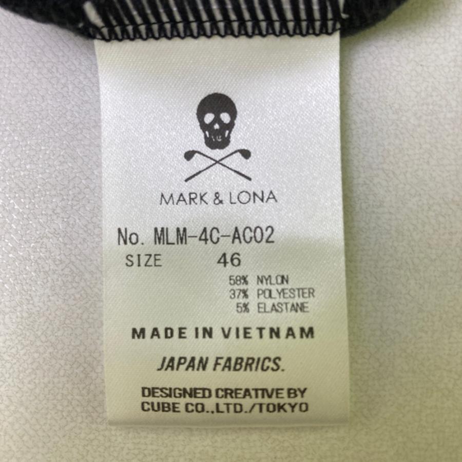 MARK&LONA マークアンドロナ　ハーフジップ 裏起毛　長袖シャツ　46 新品】MARK&LONA マークアンドロナ 2024年モデル 裏起毛 ハーフ