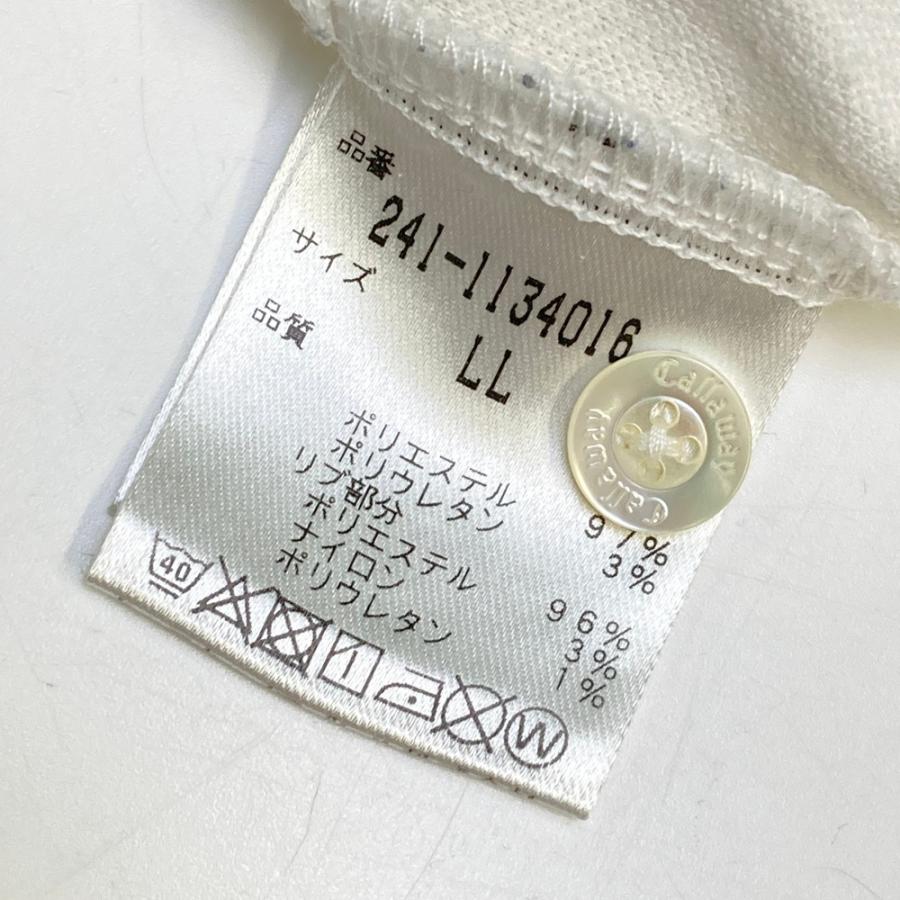 CALLAWAY キャロウェイ レッドレーベル ロゴ刺繍入り 半袖ポロシャツ