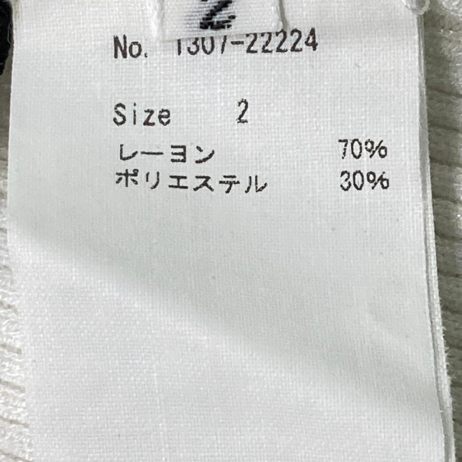 【新品】CPG GOLF シーピージーゴルフ  タートルネック ニットワンピース  ホワイト系 2 ゴルフウェア レディース_5