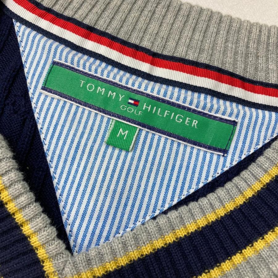 TOMMY HILFIGER GOLF トミー ヒルフィガーゴルフ Vネック ニットベスト 