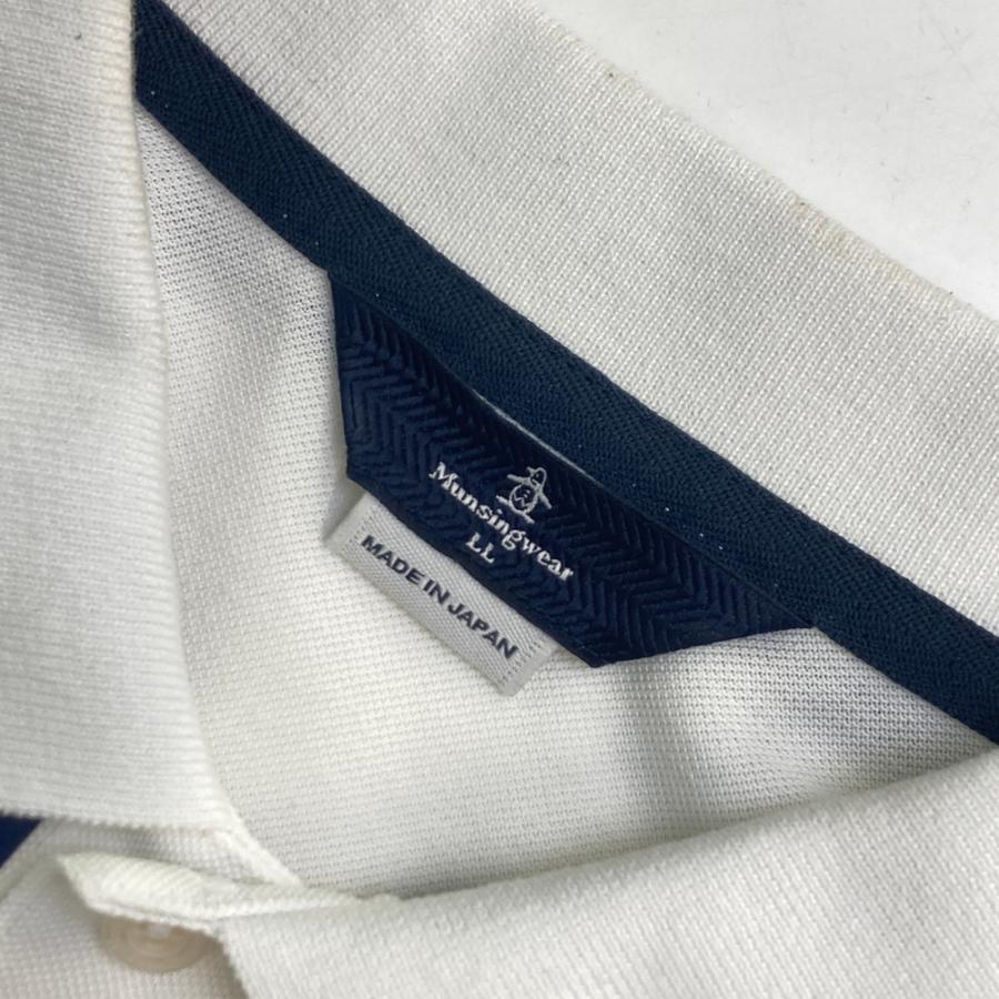 Munsingwear（マンシングウェア） 半袖ポロシャツ ホワイト系 LL
