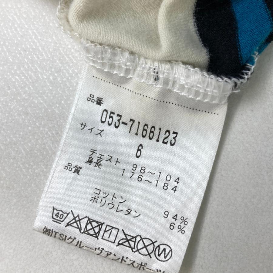 PEARLY GATES パーリーゲイツ ハイネック 長袖Tシャツ ボーダー