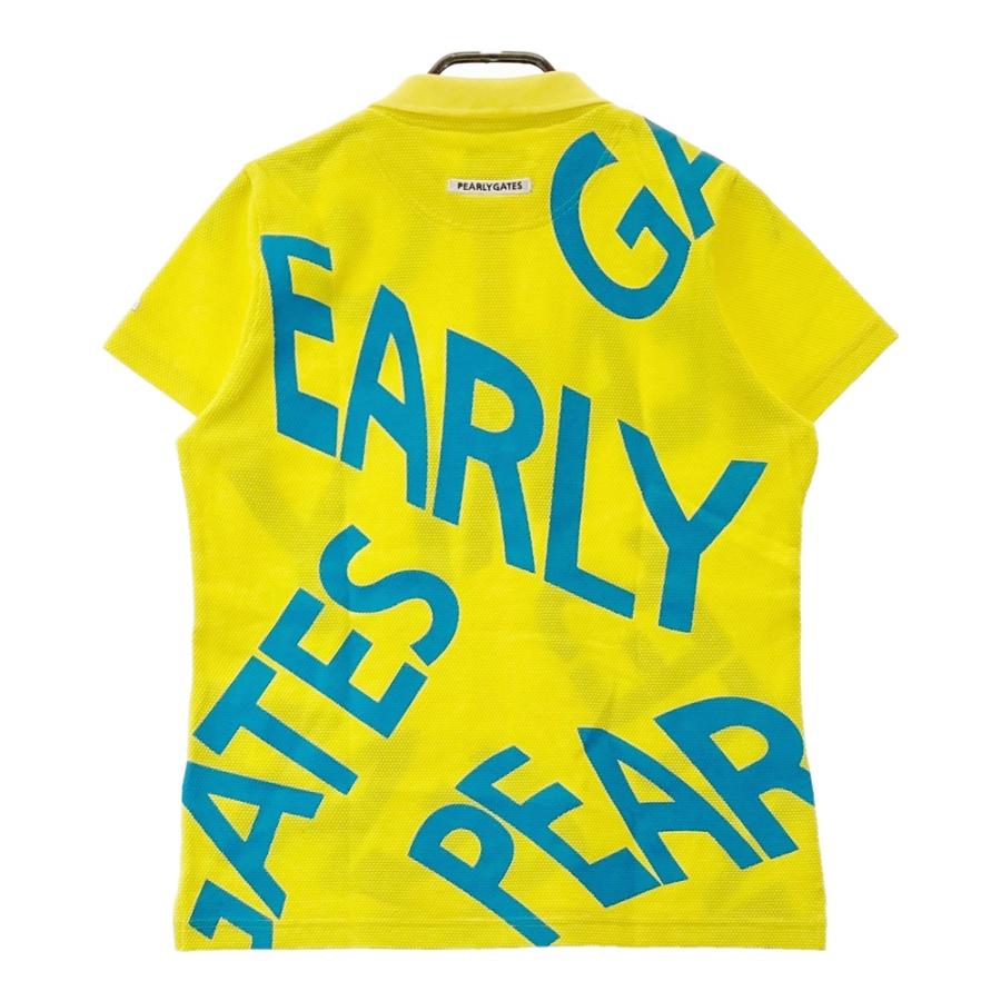 PEARLY GATES パーリーゲイツ 半袖ポロシャツ ロゴ 総柄