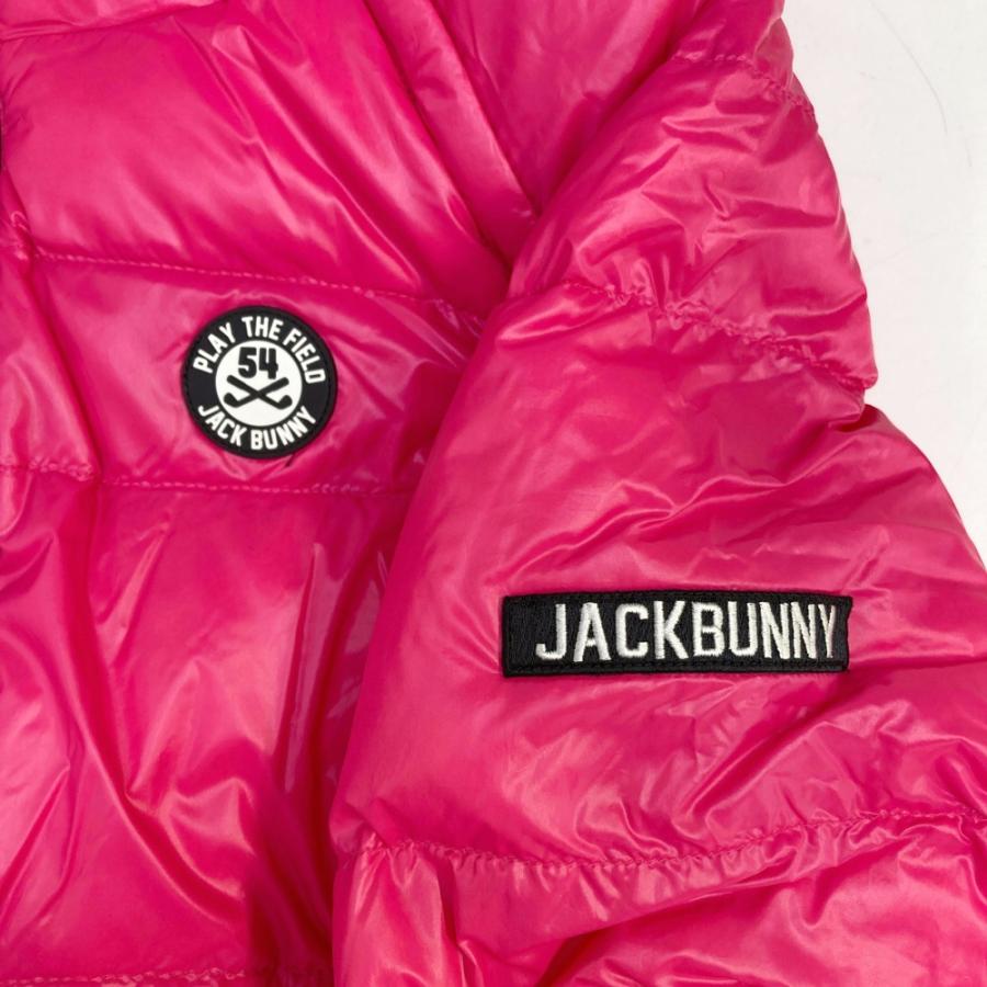 JACK BUNNY ジャックバニー 2WAY ダウンジャケット フード付 ピンク系