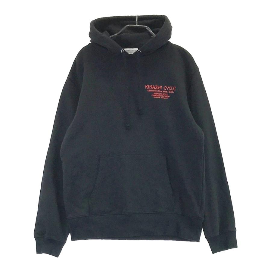 KINASHI CYCLE 木梨サイクル スウェットパーカー ブラック系 M メンズ