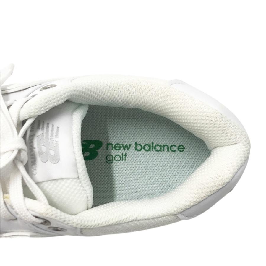 未使用品 new balance ゴルフシューズ 24.5 UGC574JW 美品】NEW BALANCE GOLF ニューバランス UGC574JW スパイクレスゴルフ