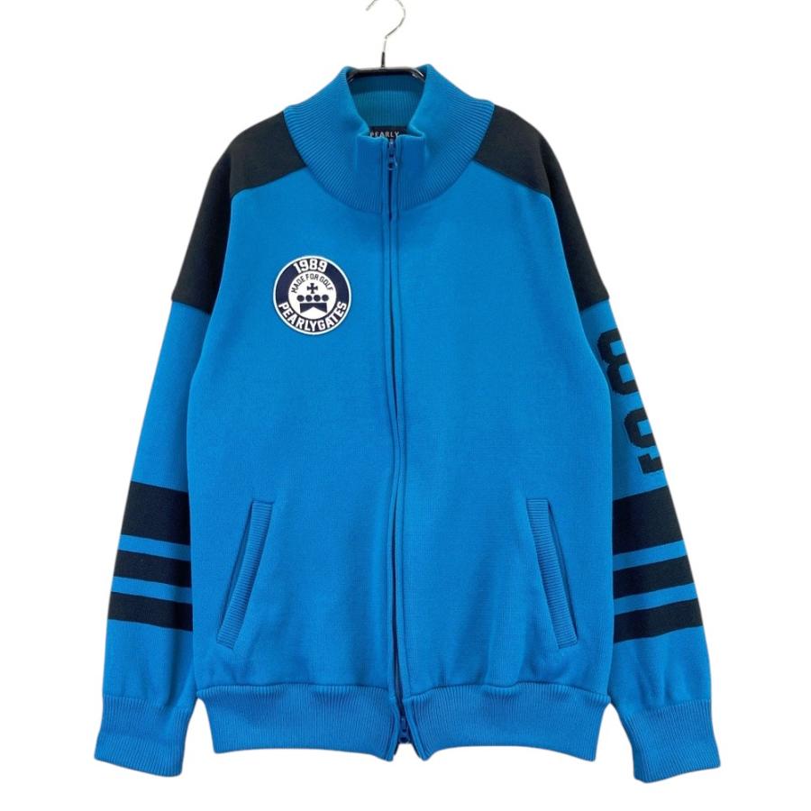 PEARLY GATES パーリーゲイツ ワッペン付き 長袖 ニットジャケット