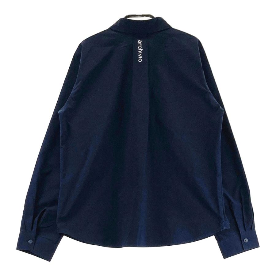 新品 未使用 アルチビオ archivio スリーブシャツ サイズ38 ARCHIVIO アルチビオ 2025年モデル 長袖シャツ ネイビー系 38