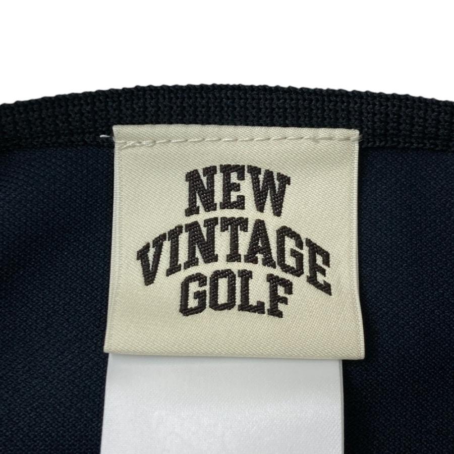 NEW VINTAGE GOLF ニュービンテージゴルフ 半袖ポロシャツ ブラック系