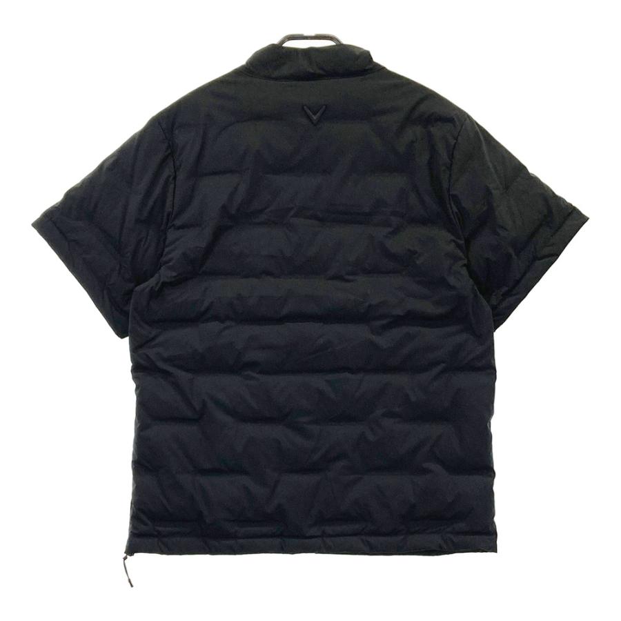 Callaway ブラック 半袖ダウンジャケット 美品】CALLAWAY キャロウェイ 半袖 ダウンジャケット ブラック系