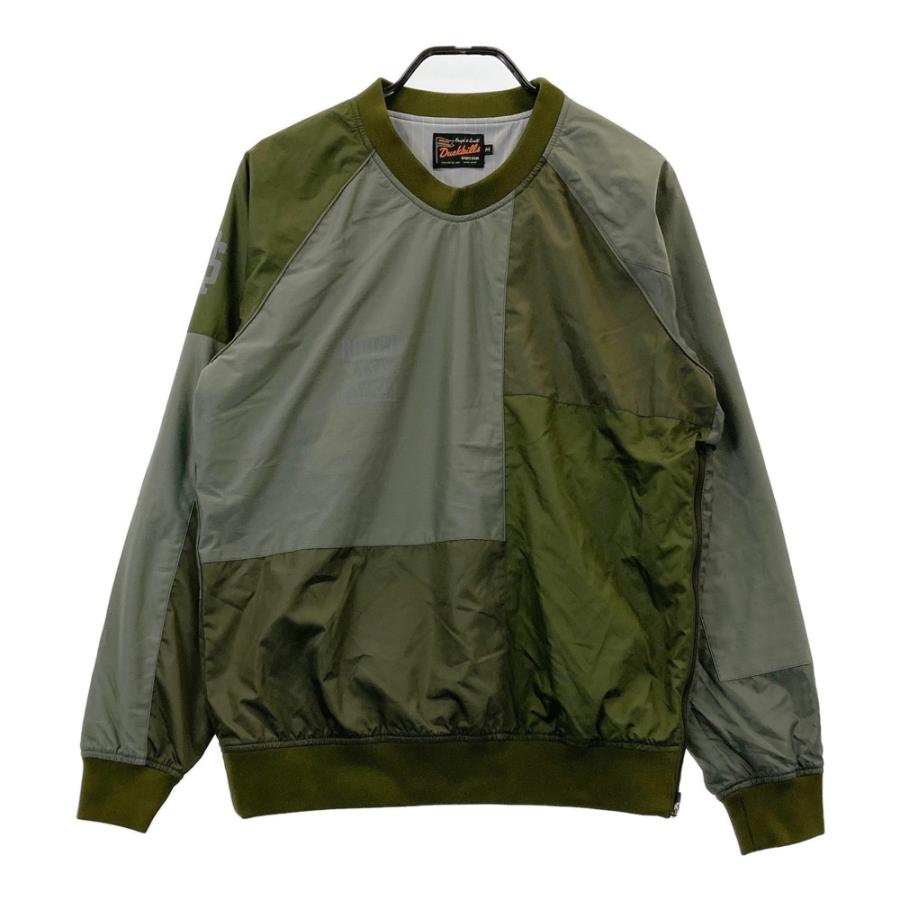 ROUGH&SWELLラフアンドスウェル 蓄熱 ナイロンブルゾン ワッペンBBC ROUGH&SWELL ラフアンドスウェル 蓄熱ブルゾン カーキ系 M