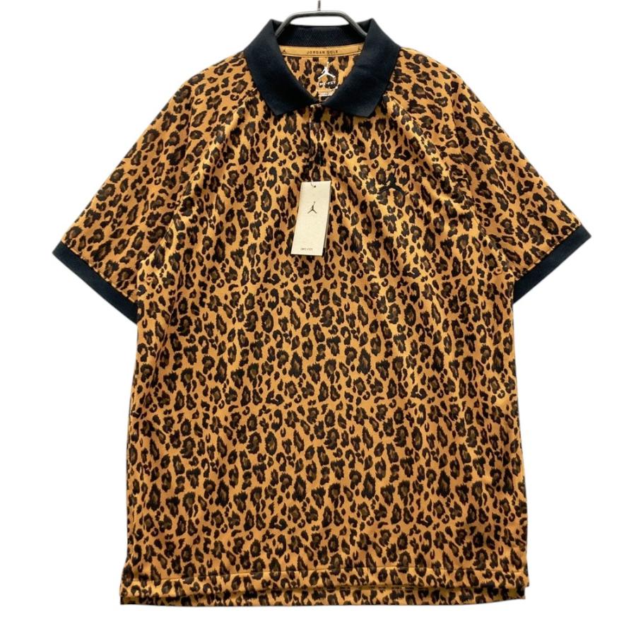 新品】JORDAN GOLF ジョーダンゴルフ 半袖ポロシャツ レオパード柄