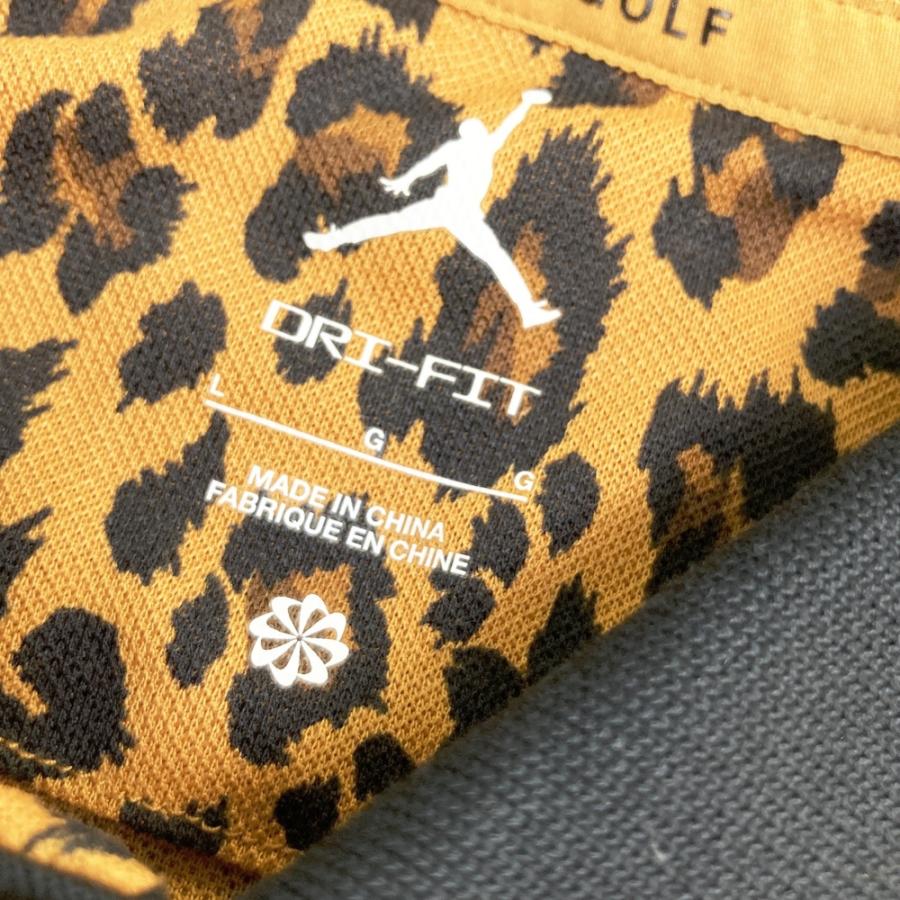 新品】JORDAN GOLF ジョーダンゴルフ 半袖ポロシャツ レオパード柄