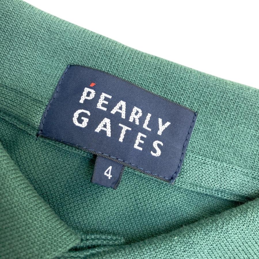 PEARLY GATES（パーリーゲイツ） 半袖ポロシャツ グリーン系 4 ゴルフ