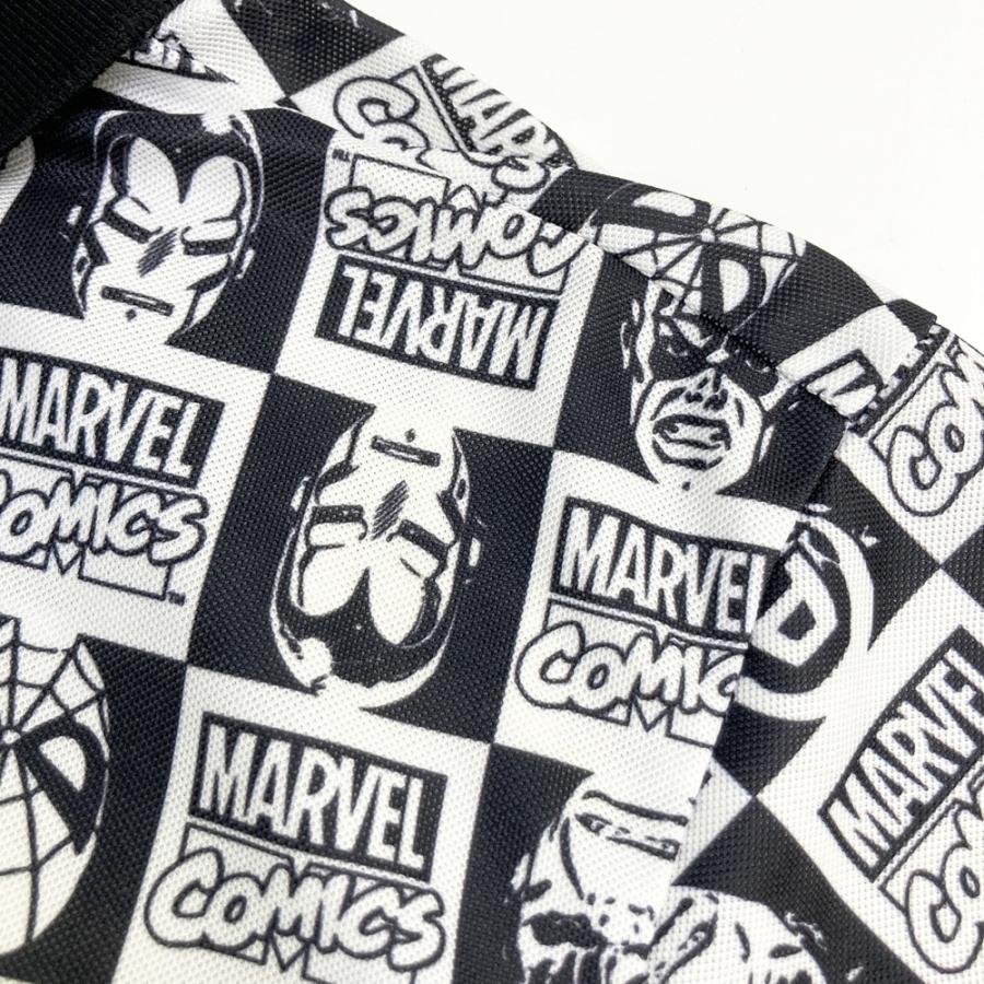 【超希少！/極美品】JACK BUNNY　 ×MARVEL 半袖 総柄 JACK BUNNY ジャックバニー ×MARVEL 半袖ポロシャツ 総柄