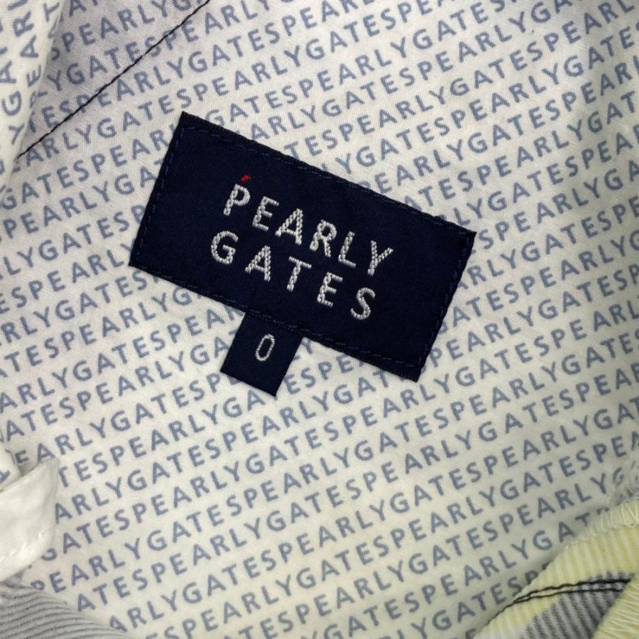 サイズ：1 PEARLY GATES パーリーゲイツ 055-2231612 パンツ ボーダー ネイビー系 [240101489620] ゴルフウェア レディース ストスト PEARLY GATES パーリーゲイツ 055-2231612 パンツ ボーダー