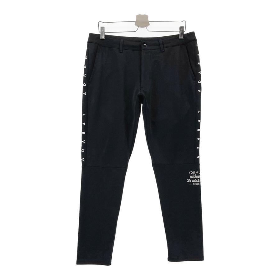 adabat　アダバット　紳士　黒のパンツ ストレートパンツ（フルレングスパンツ） | adabat(Men