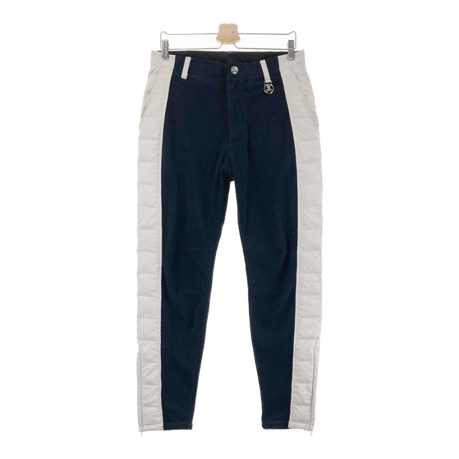 MARK&LONA マークアンドロナ ; フリース切替 ダウンパンツ ブラック系