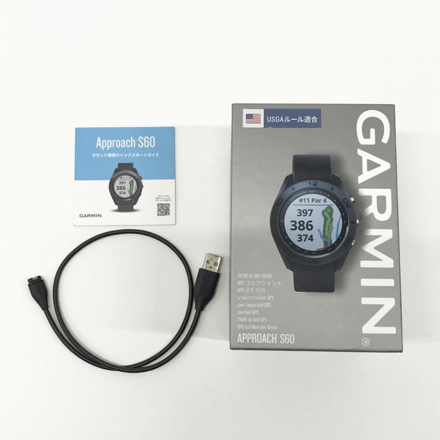 GARMIN ガーミン APPROACH S60 GPS ゴルフウォッチ ブラック系 ゴルフ