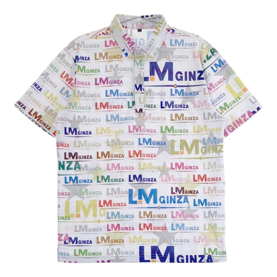 LOUD MOUTH ラウドマウス 764641K 銀座店限定 半袖ポロシャツ LM GINZA