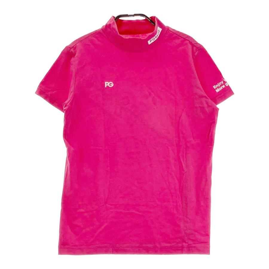 PEARLY GATES パーリーゲイツ ハイネック 半袖Tシャツ ピンク系 1
