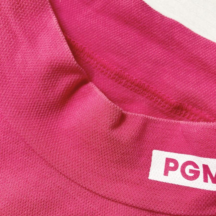 PEARLY GATES パーリーゲイツ ハイネック 半袖Tシャツ ピンク系 1
