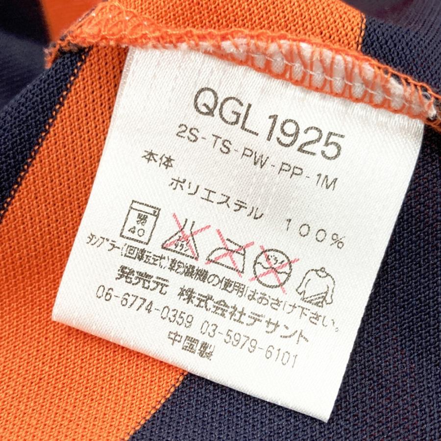 デサントゴルフ スポーツ ウェア ワンピース オレンジ ロゴ Mサイズ スクラムテックポンチスリーブレスワンピース【アウトレット