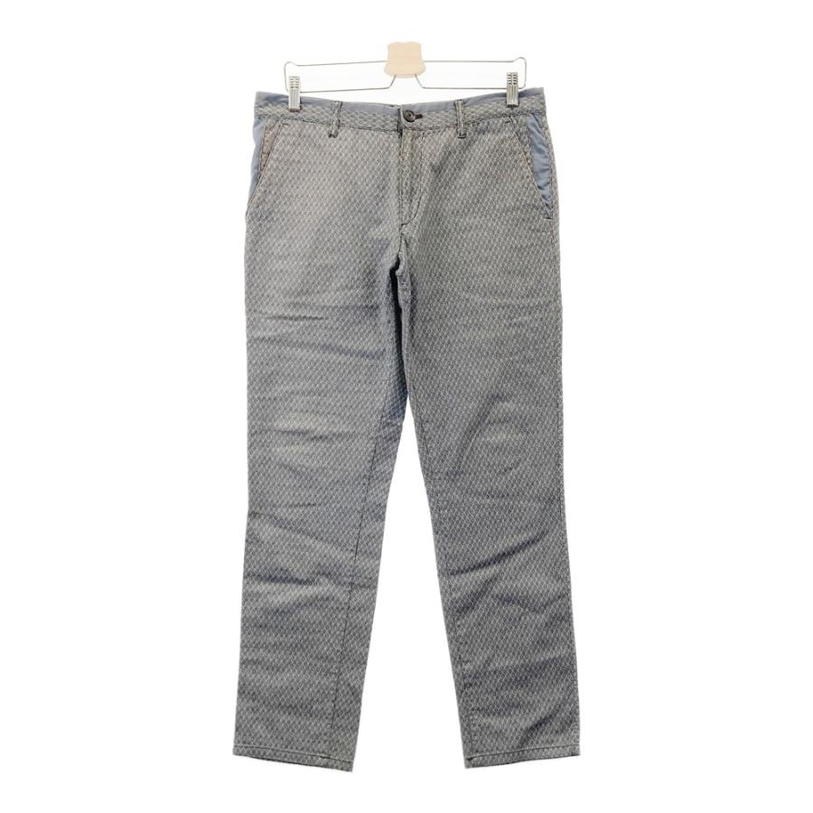 サイズ：M ST ANDREWS セントアンドリュース  ストレッチロングパンツ 総柄 グレー系 [240101432150] ゴルフウェア メンズ ストスト ST ANDREWS セントアンドリュース ストレッチロングパンツ 総柄