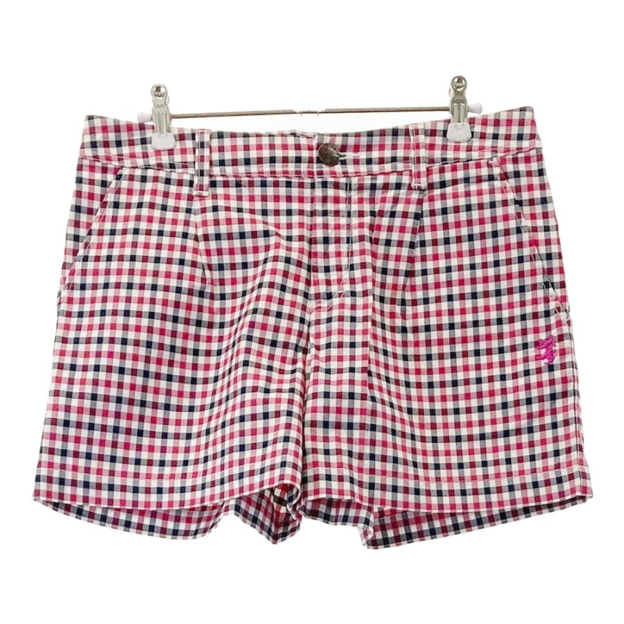 Admiral（アドミラル） ショートパンツ チェック柄 レッド系 L ゴルフ