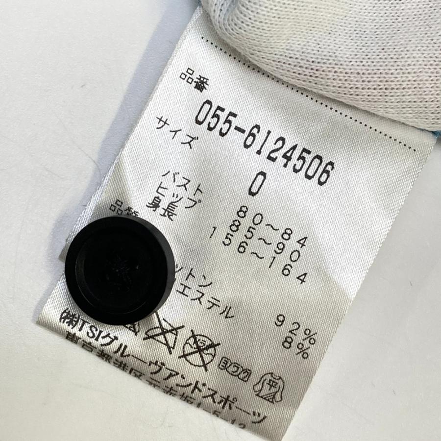 PEARLY GATES パーリーゲイツ 半袖ワンピース 総柄 ブルー系 0 ゴルフ