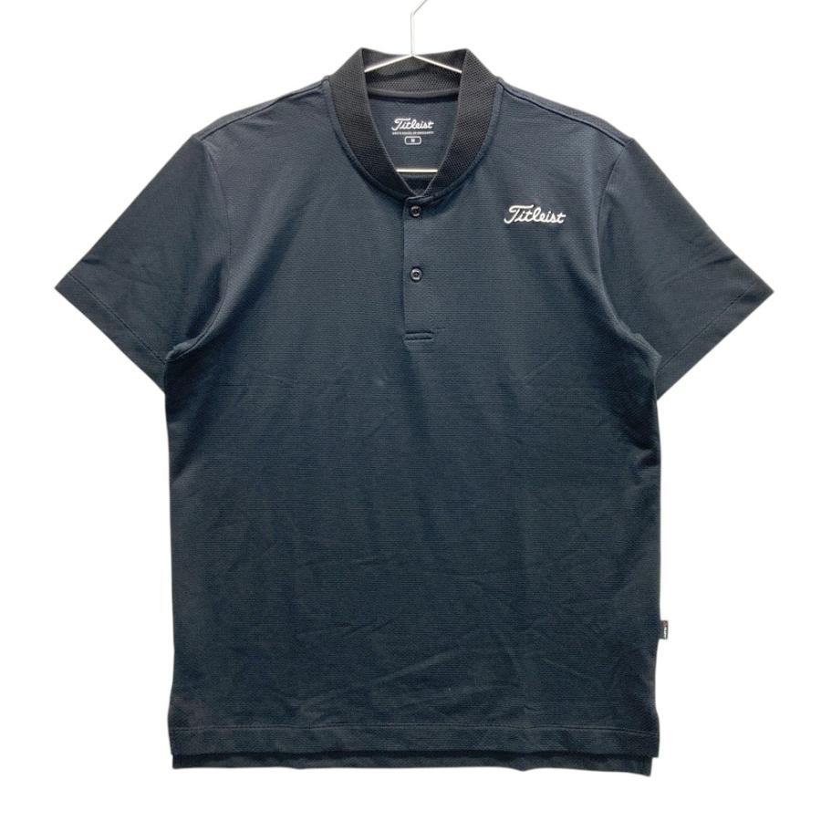 TITLEIST タイトリスト 半袖Tシャツ ポロシャツ ブラック系 M ゴルフ