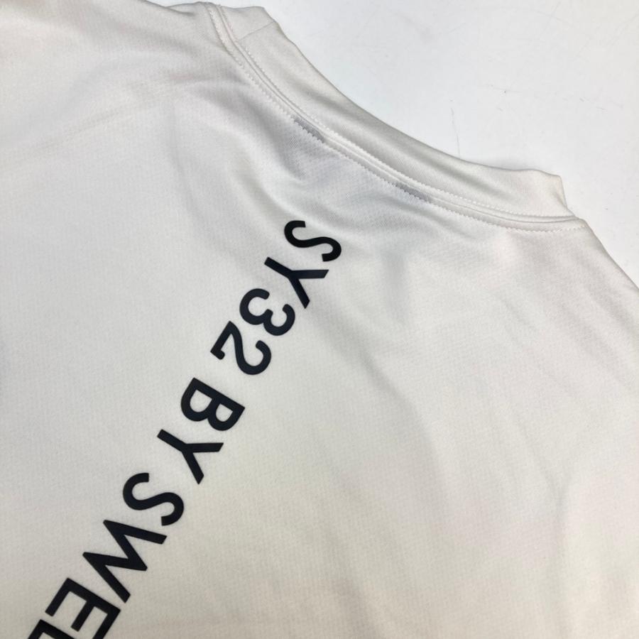SY32 BY SWEET YEARS GOLF エスワイサーティトゥ 長袖Tシャツ ホワイト