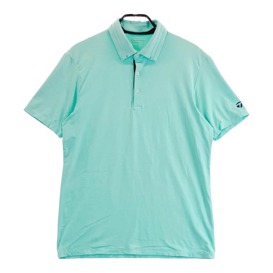 TaylorMade テーラーメイド 88th ロゴ ポロシャツ グリーン M TAYLOR MADE テーラーメイド 半袖ポロシャツ グリーン系 O ゴルフ