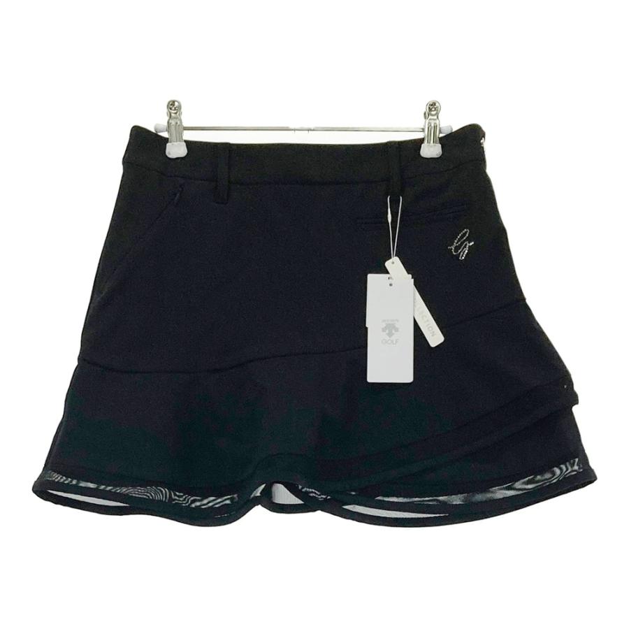 デサント　レディース　ゴルフ　スカート　ブラック デサントゴルフ フレアスカート ブラック デサントブラックスカート