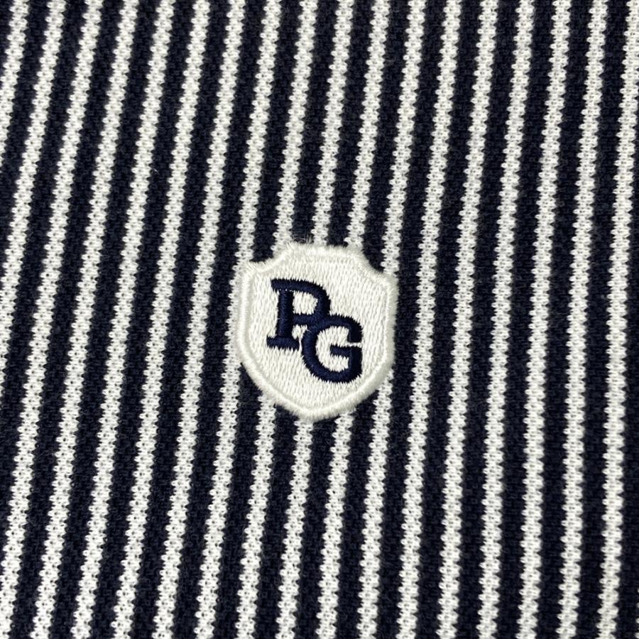 PEARLY GATES パーリーゲイツ 長袖ポロシャツ ストライプ柄