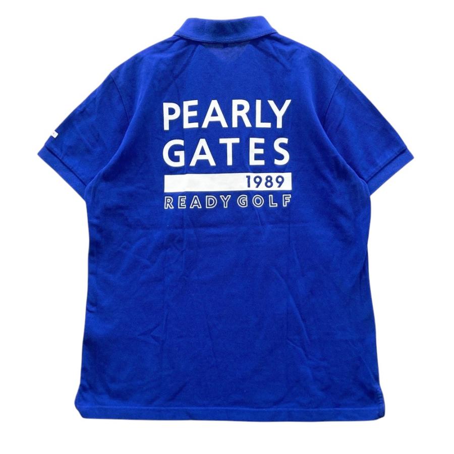 PEARLY GATES パーリーゲイツ 半袖ポロシャツ ブルー系 6 ゴルフ