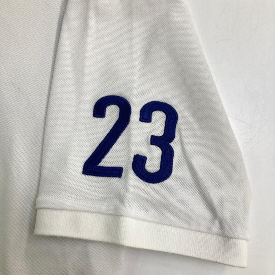 23区GOLF ニジュウサンクゴルフ 半袖ポロシャツ ホワイト系 LL