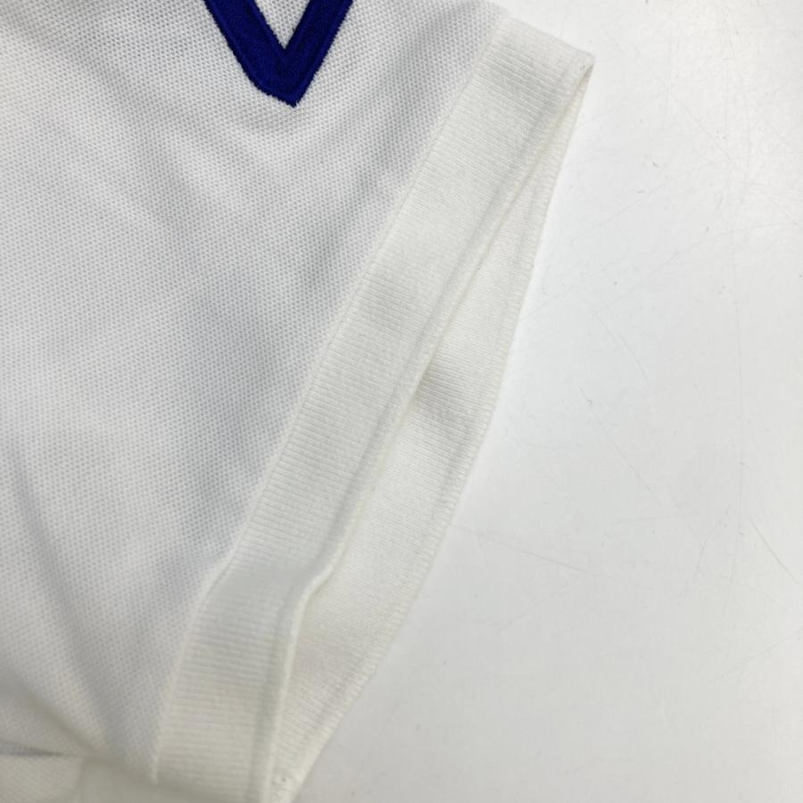 23区GOLF ニジュウサンクゴルフ 半袖ポロシャツ ホワイト系 LL