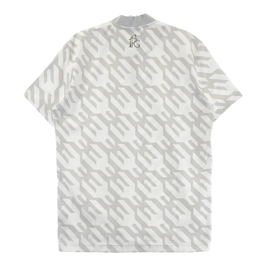 1PIU1UGUALE3 GOLF GRT252 半袖襟付きTシャツ 千鳥 ホワイト系 6