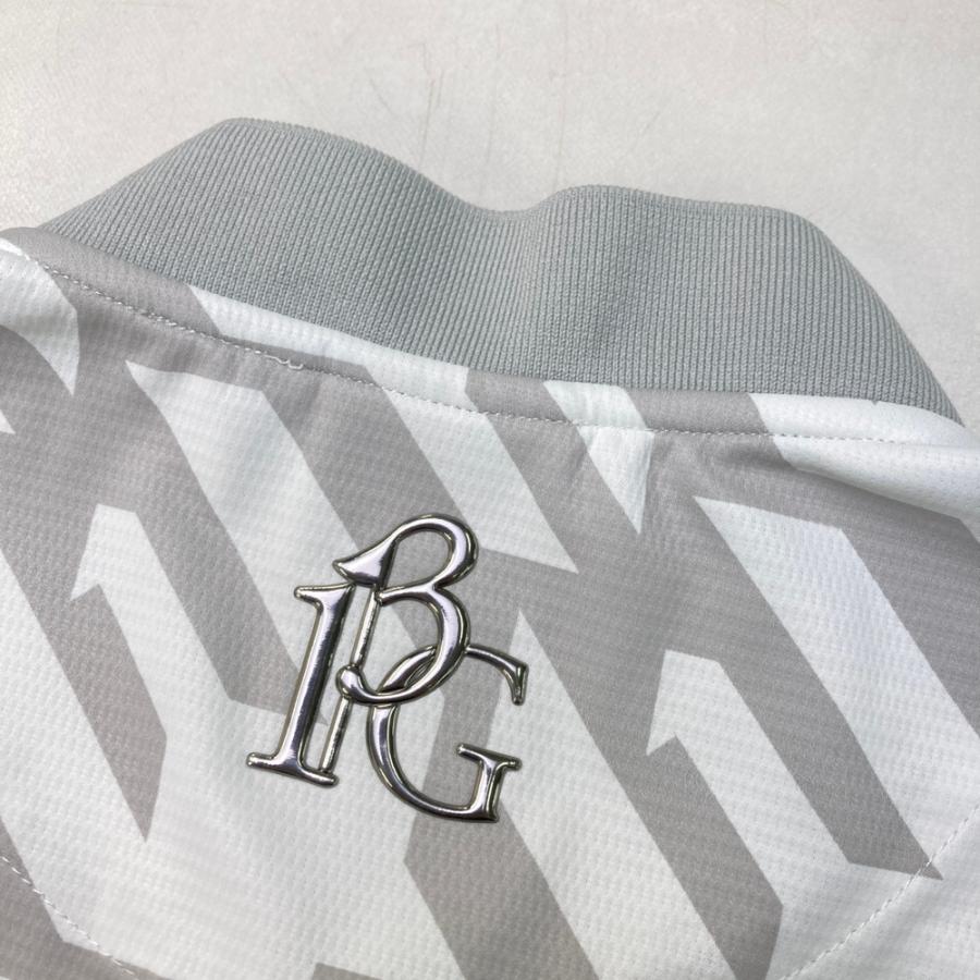 1PIU1UGUALE3 GOLF GRT252 半袖襟付きTシャツ 千鳥 ホワイト系 6