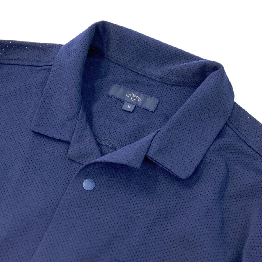 新品未使用品キャロウェイ半袖シャツ メッシュ素材 キャロウェイ(Callaway) ゴルフウェア 半袖シャツ かざあな