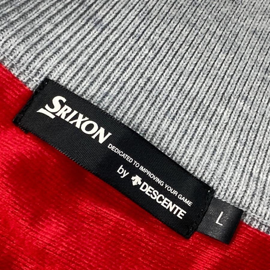 SRIXON スリクソン by DESCENTE 裏地付 ハーフジップ ニット