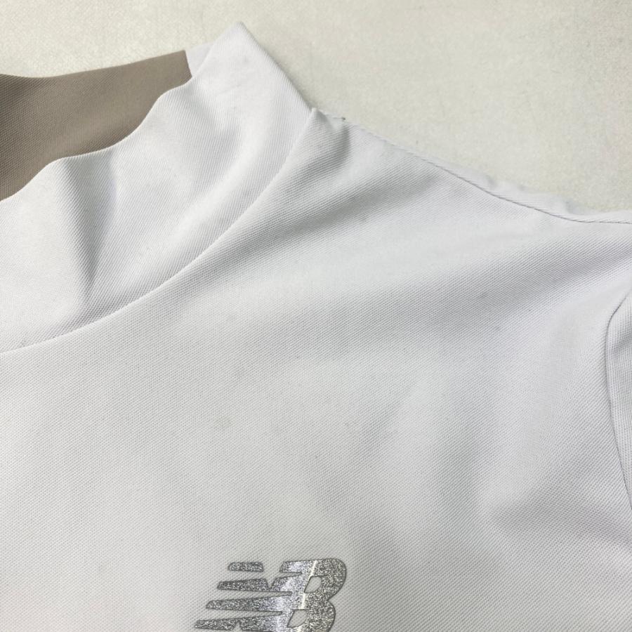 New Balance golf 半袖シャツ 白 ホワイト ハイネック ニット New Balance（ニューバランス） NEW BALANCE GOLF 2024年モデル