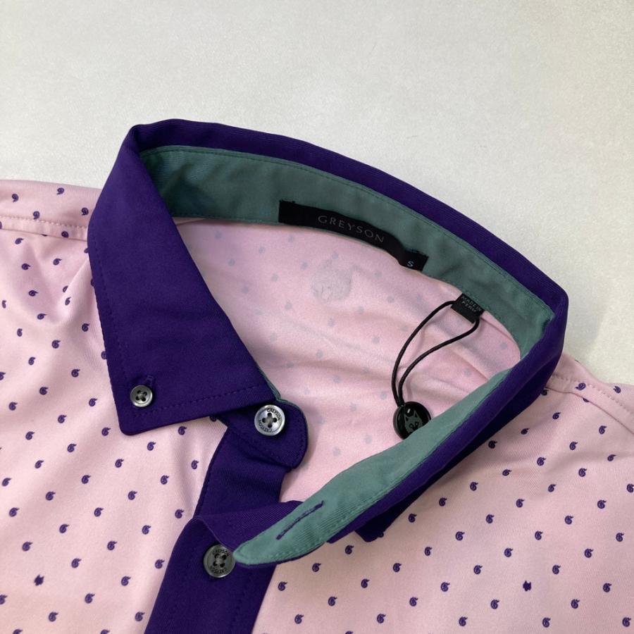 新品】GREYSON グレイソン MSP24K62 半袖ポロシャツ ICON ピンク系 S