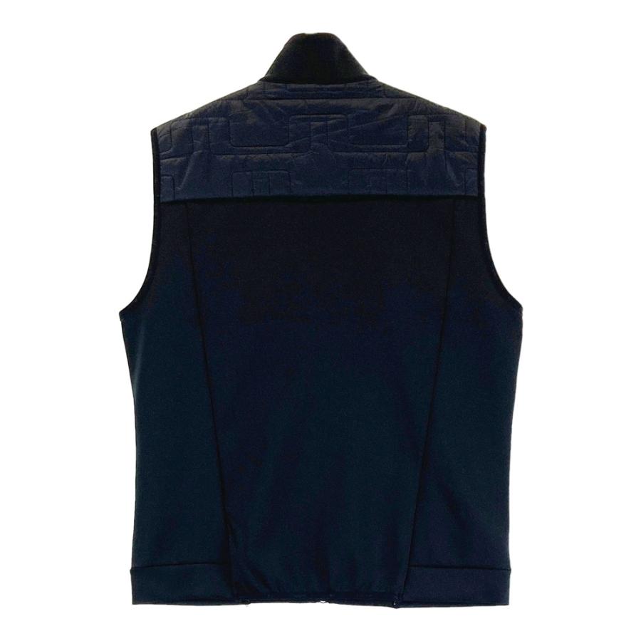 サイズ：46 J.LINDEBERG ジェイリンドバーグ 071-49071 中綿ベスト Quilt Hybrid Vest  ブラック系 [240101517009] ゴルフウェア メンズ ストスト 新品】J.LINDEBERG ジェイリンドバーグ 071-49071 中綿ベスト Quilt