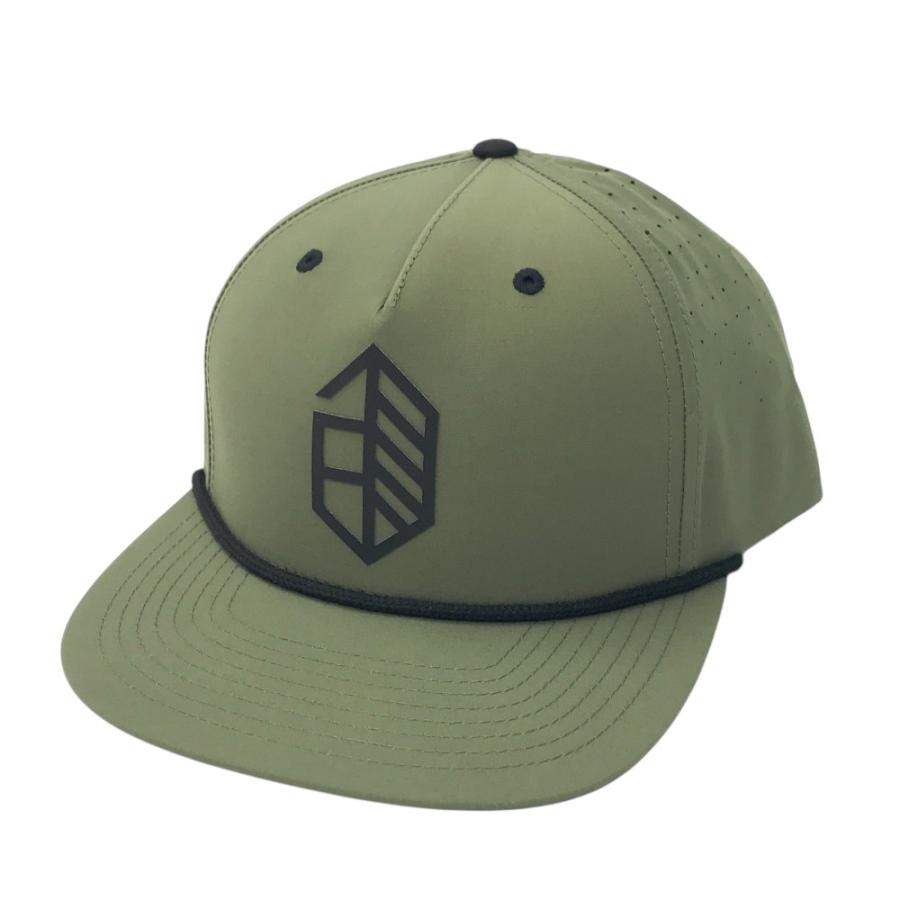 美品】JONES ジョーンズ UTILITY FLAT ROPE PUNCHING キャップ カーキ