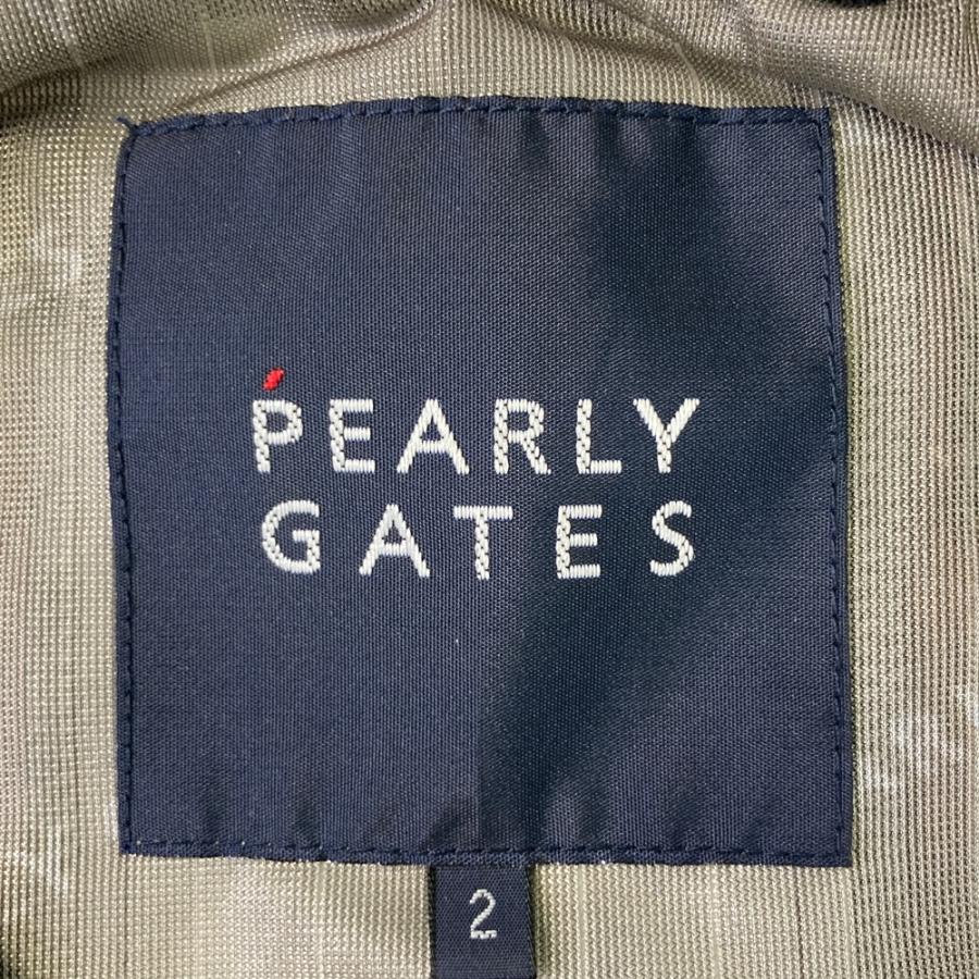 未使用 パーリーゲイツ 2023 ブラウンBIGチェック スニード 蓄熱